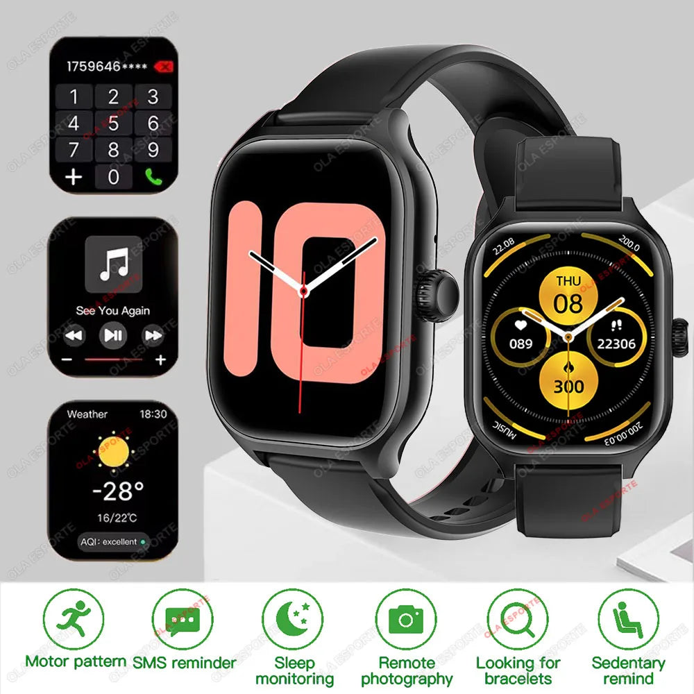 2025 New Smart Watch for Men Women Dial to Answer Calls GPS Sports Tracking Heart Rate Blood Oxygen Monitor Bluetooth Smartwatch