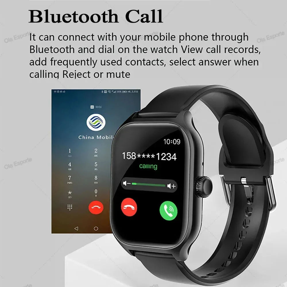 2025 New Smart Watch for Men Women Dial to Answer Calls GPS Sports Tracking Heart Rate Blood Oxygen Monitor Bluetooth Smartwatch