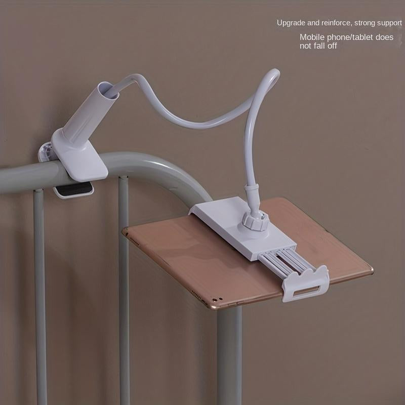 Adjustable Tablet Holder, Flexible Clip-On Tablet Bracket, Bedside Desktop Table Tablet Fixing Clip