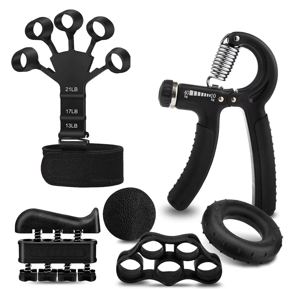 5-60Kg Adjustable Heavy Hand Gripper Fitness Hand Exerciser Grip Wrist Training Finger Gripper Hand Strengthener for Patient