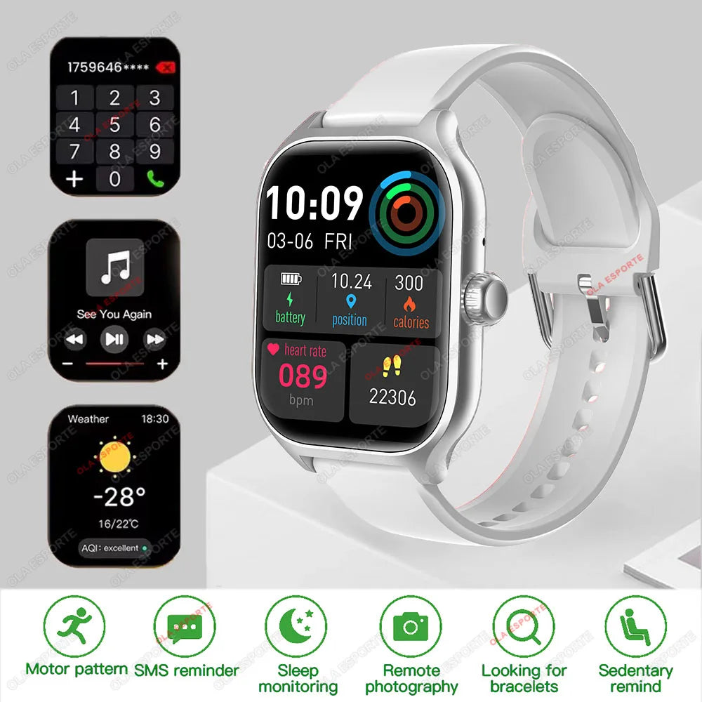 2025 New Smart Watch for Men Women Dial to Answer Calls GPS Sports Tracking Heart Rate Blood Oxygen Monitor Bluetooth Smartwatch