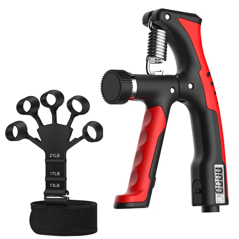5-60Kg Adjustable Heavy Hand Gripper Fitness Hand Exerciser Grip Wrist Training Finger Gripper Hand Strengthener for Patient