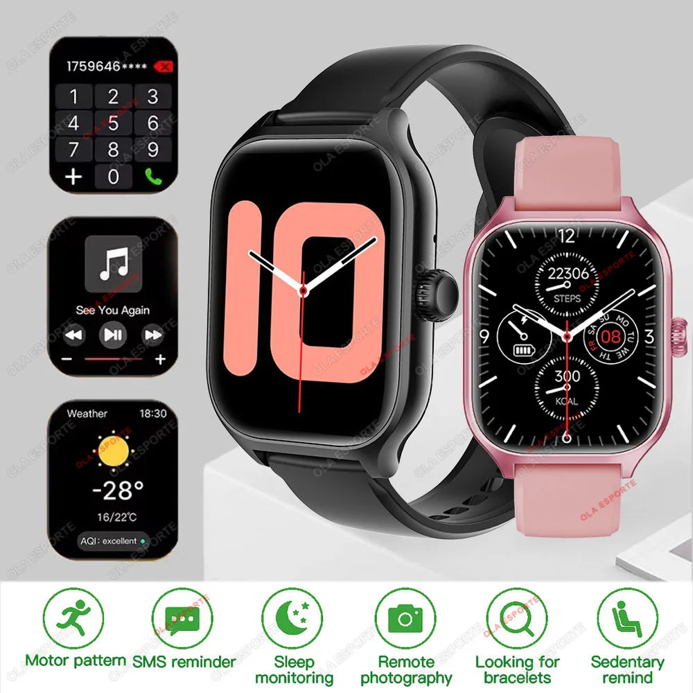 2025 New Smart Watch for Men Women Dial to Answer Calls GPS Sports Tracking Heart Rate Blood Oxygen Monitor Bluetooth Smartwatch