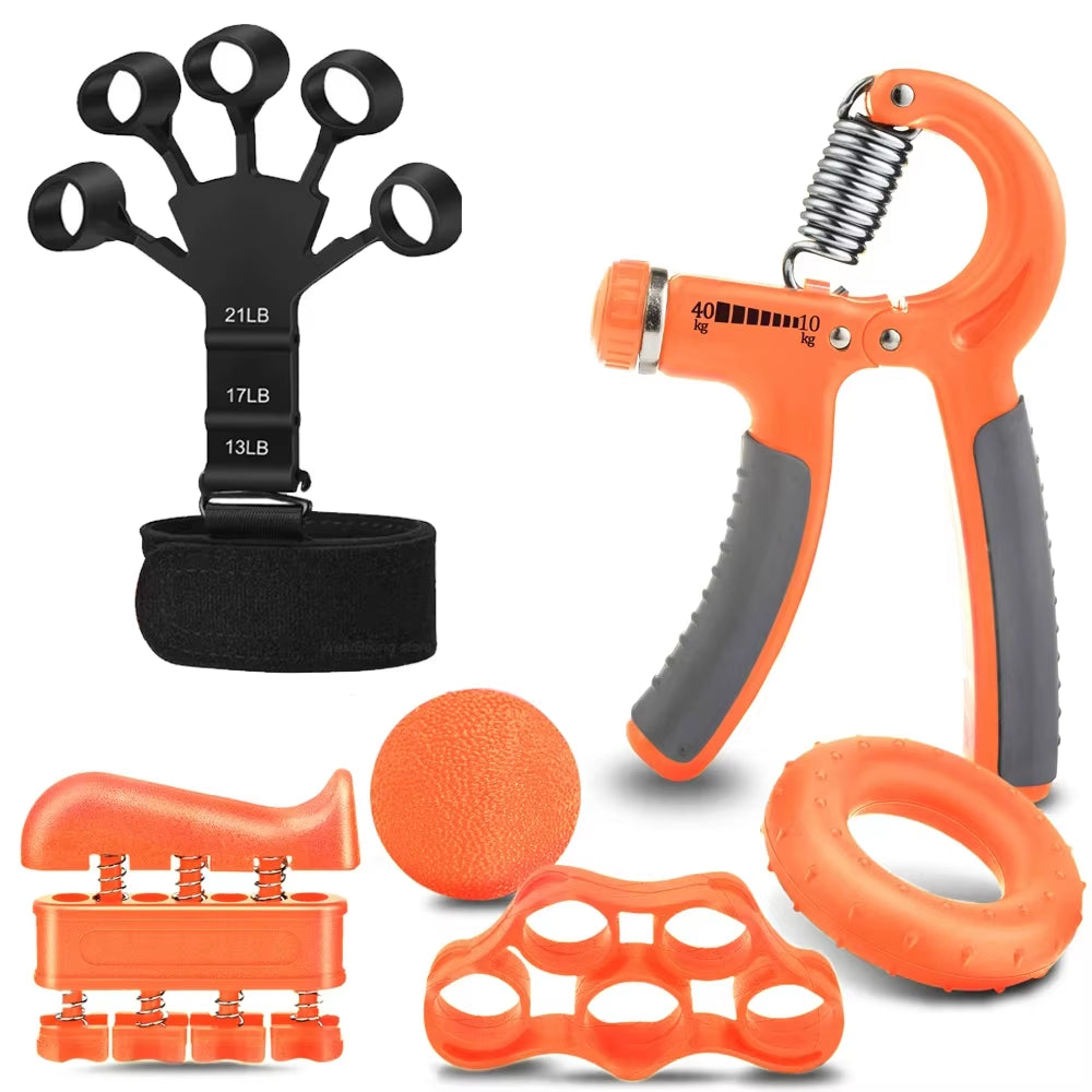 5-60Kg Adjustable Heavy Hand Gripper Fitness Hand Exerciser Grip Wrist Training Finger Gripper Hand Strengthener for Patient