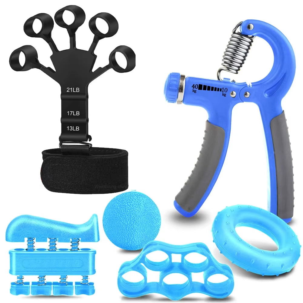 5-60Kg Adjustable Heavy Hand Gripper Fitness Hand Exerciser Grip Wrist Training Finger Gripper Hand Strengthener for Patient