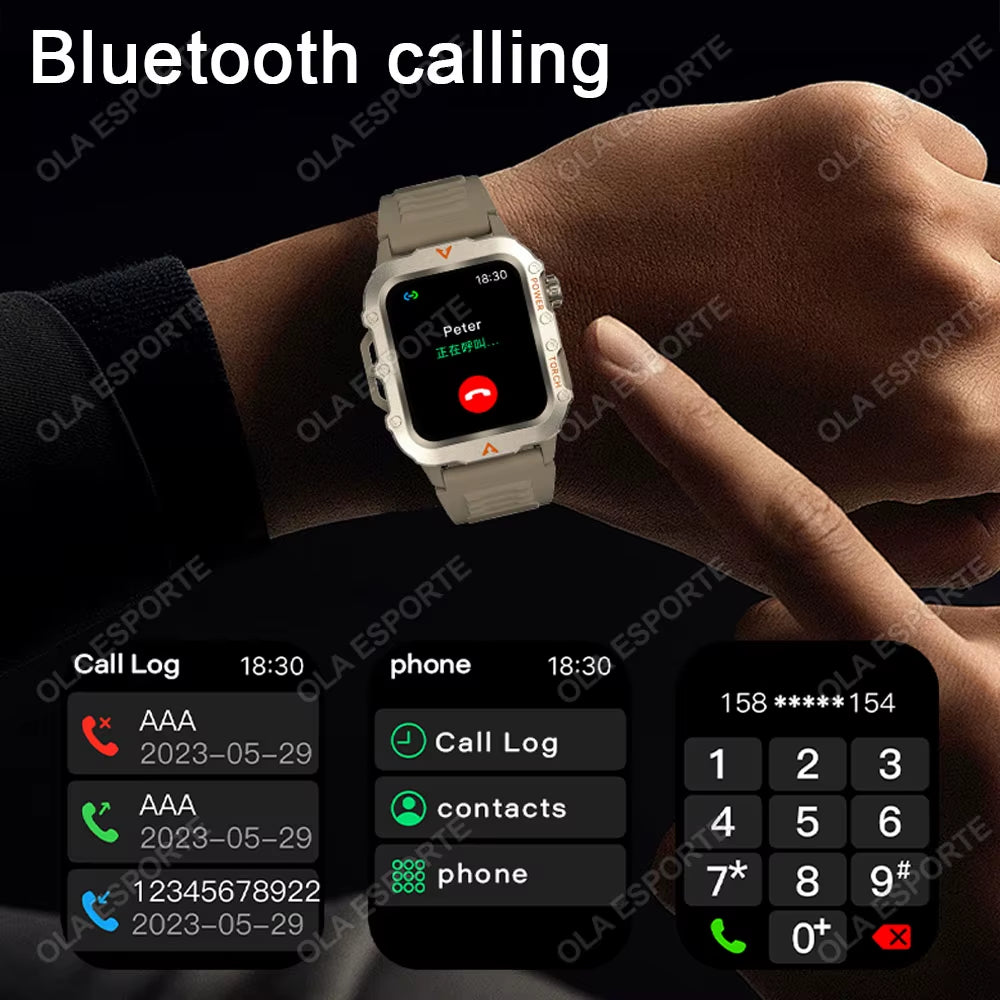 2025 Smartwatch for XIAOMI New GPS Smart Watch Men 2.01 Inch HD Display GPS & Make/Receive Phone Calls 400Mah Battery Braceletes