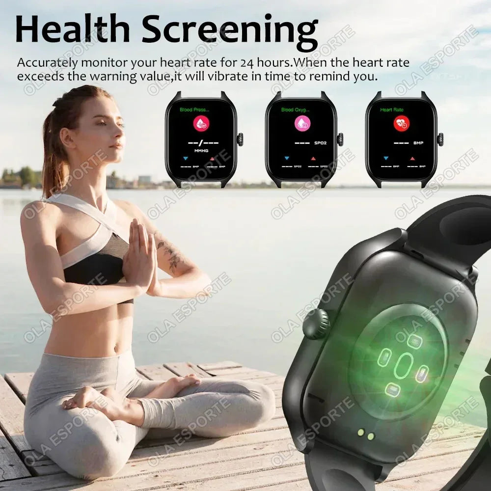 2025 New Smart Watch for Men Women Dial to Answer Calls GPS Sports Tracking Heart Rate Blood Oxygen Monitor Bluetooth Smartwatch