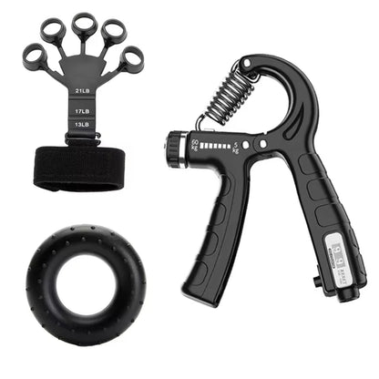 5-60Kg Adjustable Heavy Hand Gripper Fitness Hand Exerciser Grip Wrist Training Finger Gripper Hand Strengthener for Patient