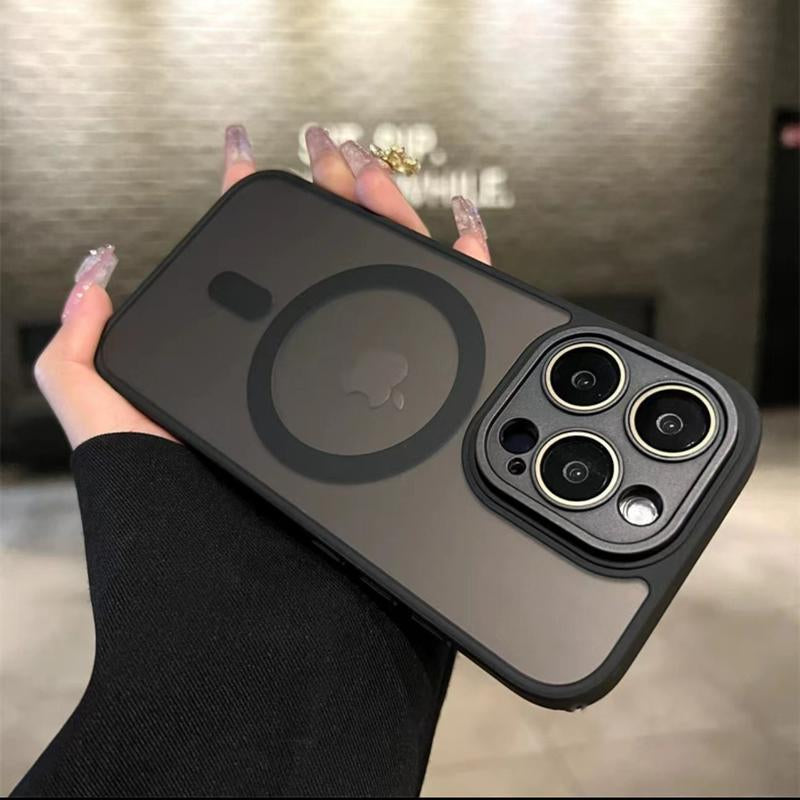 Three in One Magnetic Phone Case for Iphone 13/14/15, Upgraded with [Full Camera Protection] [Compatible with Magsafe] [15FT Military Grade Protection]