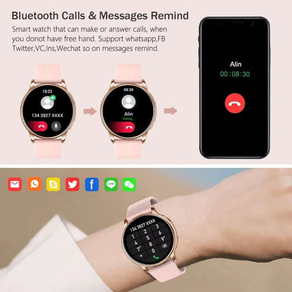 For Xiaomi NFC Smart Watch 2024 Bluetooth Calls Waterproof Smartwatch Men Watches Women Sport Fitness Bracelet Custom Watch Face