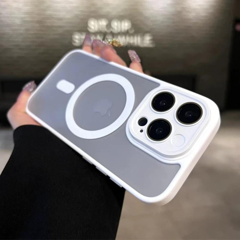 Three in One Magnetic Phone Case for Iphone 13/14/15, Upgraded with [Full Camera Protection] [Compatible with Magsafe] [15FT Military Grade Protection]