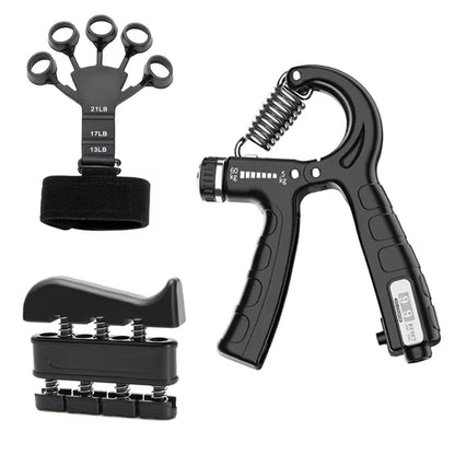 5-60Kg Adjustable Heavy Hand Gripper Fitness Hand Exerciser Grip Wrist Training Finger Gripper Hand Strengthener for Patient