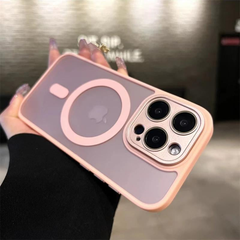 Three in One Magnetic Phone Case for Iphone 13/14/15, Upgraded with [Full Camera Protection] [Compatible with Magsafe] [15FT Military Grade Protection]