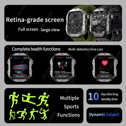 2025 Smartwatch for XIAOMI New GPS Smart Watch Men 2.01 Inch HD Display GPS & Make/Receive Phone Calls 400Mah Battery Braceletes