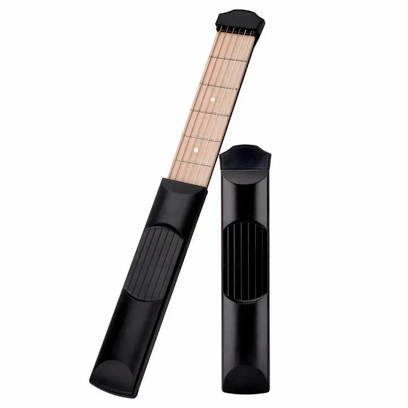 6 Fret Pocket Guitar Bass Travel Gift Mini Guitarra Musical Instruments Finger Exerciser Train Practice Tool for Beginners Kids