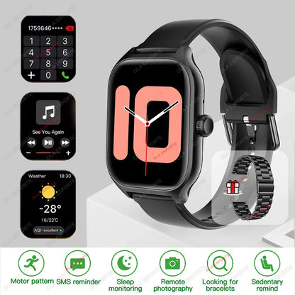 2025 New Smart Watch for Men Women Dial to Answer Calls GPS Sports Tracking Heart Rate Blood Oxygen Monitor Bluetooth Smartwatch